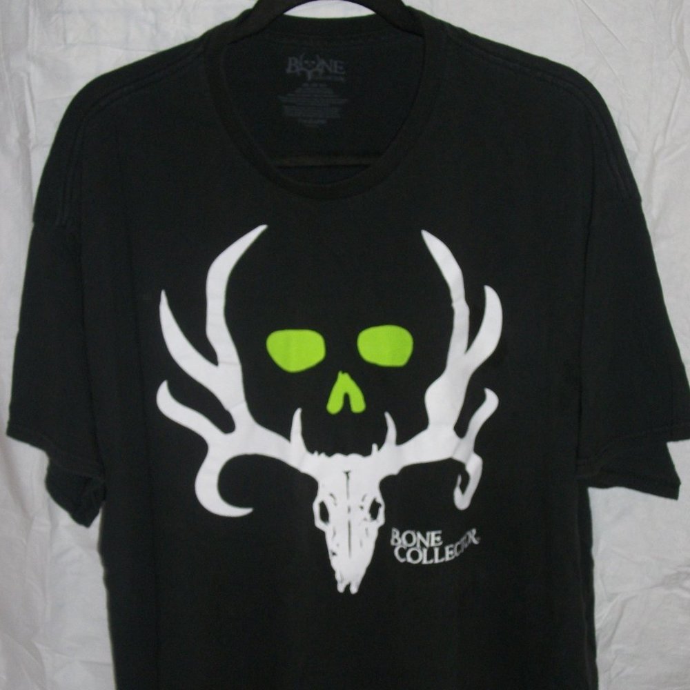 Men's VGW Black Bone Collector T Shirt sz 2X  XXL